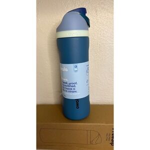 Owala FreeSip Water Bottle Unisex 24oz Denim Blue New Stainless Steel Insulated